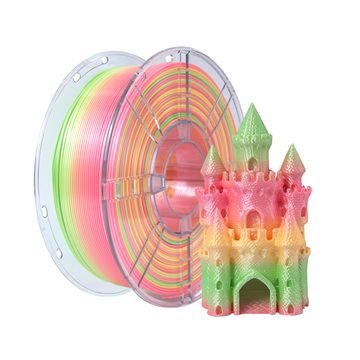 Rainbow Peach multi-color 3D printer filament 1.75mm — VOXFIL