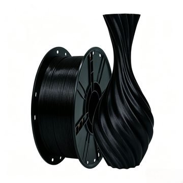 Silk Black silk 3D printer filament 1.75mm — VOXFIL
