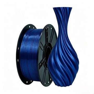 Silk Deep Blue silk 3D printer filament 1.75mm — VOXFIL
