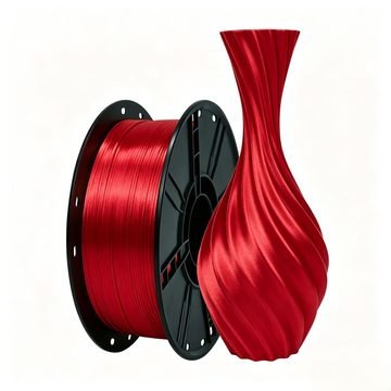 Silk Red silk 3D printer filament 1.75mm — VOXFIL