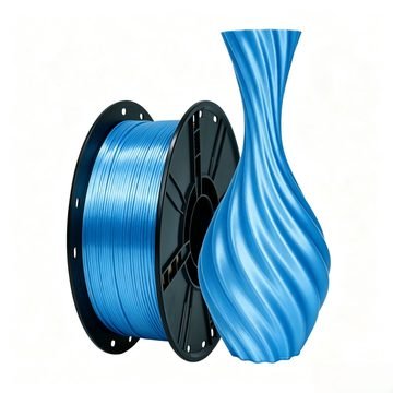 Silk Sky Blue silk 3D printer filament 1.75mm — VOXFIL