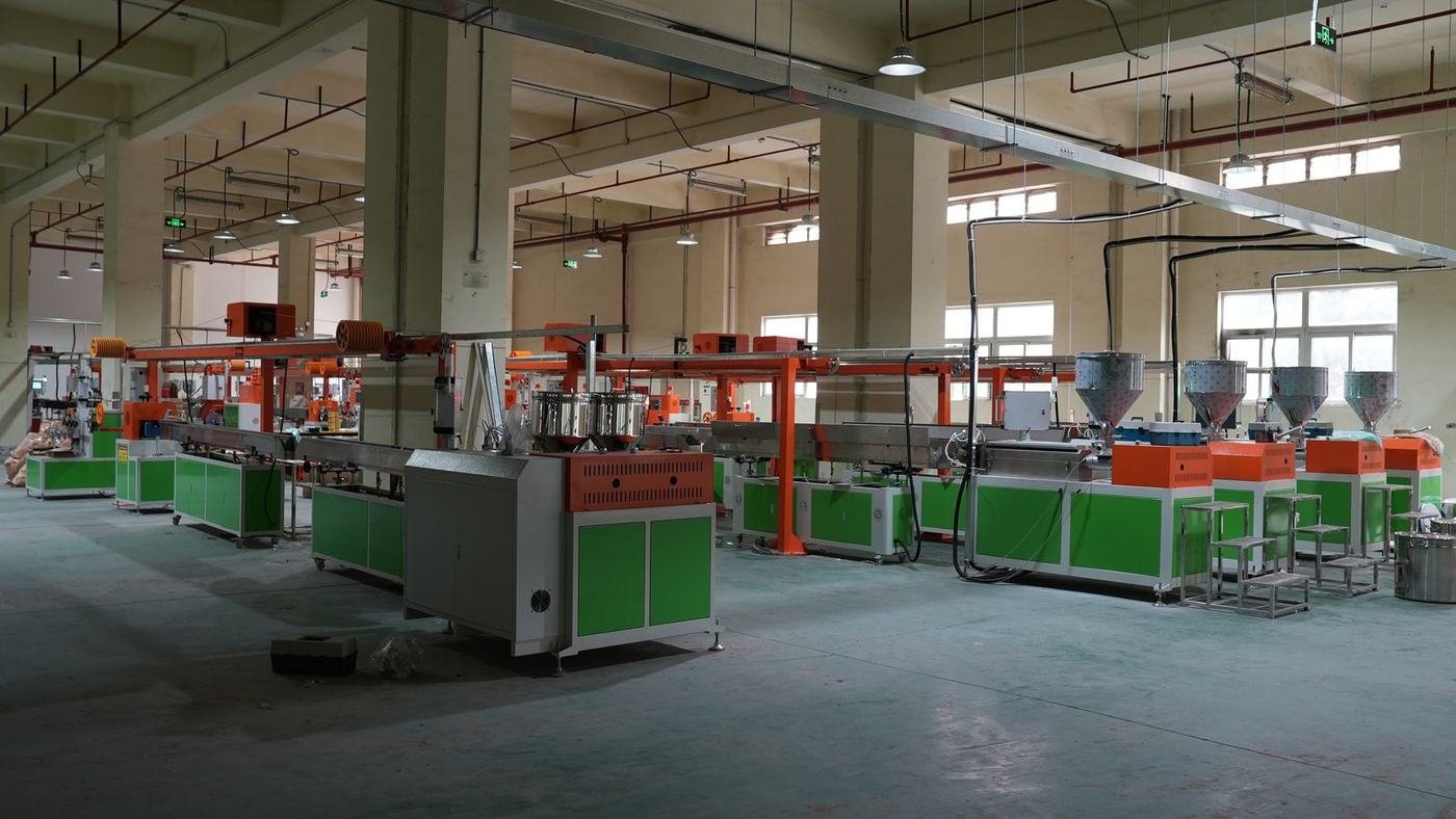 VOXFIL filament factory — extrusion line and production floor, Shenzhen China16
