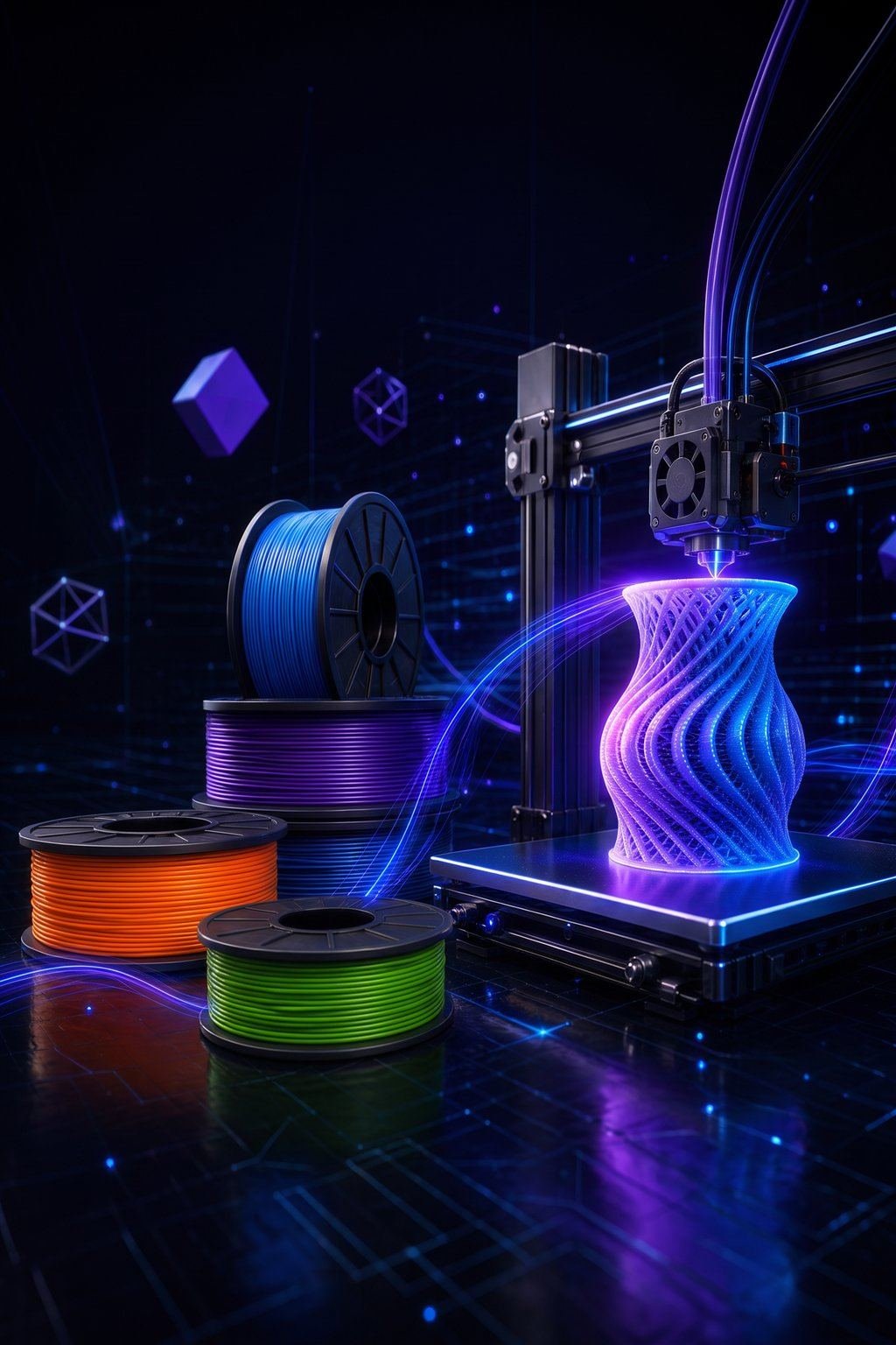 VOXFIL 3D printing filament product visualization
