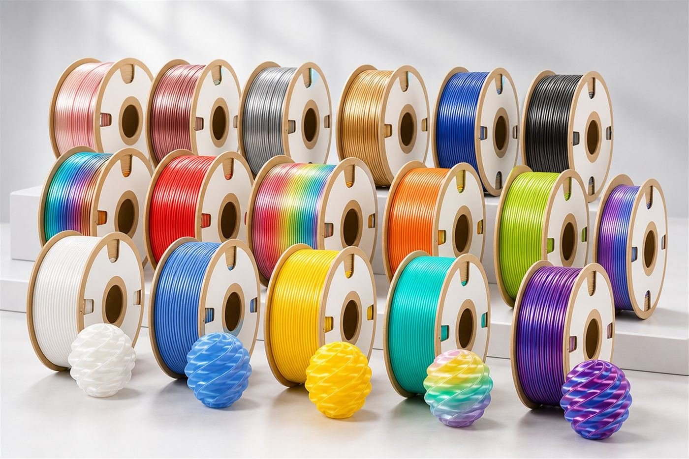 VOXFIL multi-color filament SKU visual reference